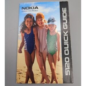 Nokia 5120 Product Quick Guide‎ Advertising Collectible Ephemera Mobile Phone